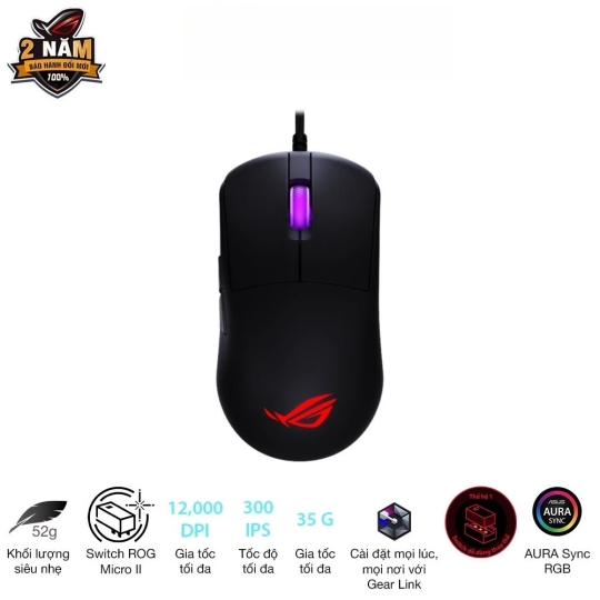 Chuột Gaming có dây ASUS ROG Harpe Mini Core USB - Black