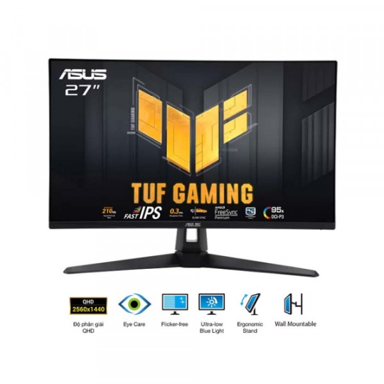 Màn Hình Gaming ASUS TUF VG279QM5A (27 inch/ Fast IPS/ FHD/ 240Hz/ 0.3ms)