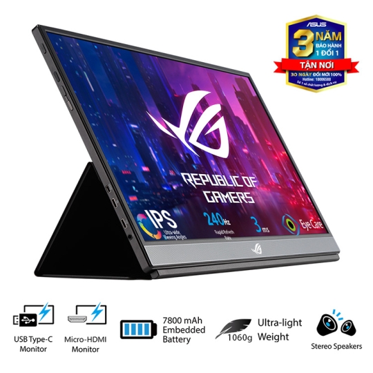 Màn hình di động ASUS ROG STRIX XG17AHPE 17.3" Full HD IPS 240Hz Type C