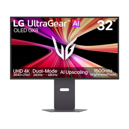 Màn Hình Gaming LG UltraGear GX8 OLED 32GX870B-B 31.5 inch (4K UHD/ OLED/ 240Hz/ 0.03 ms)