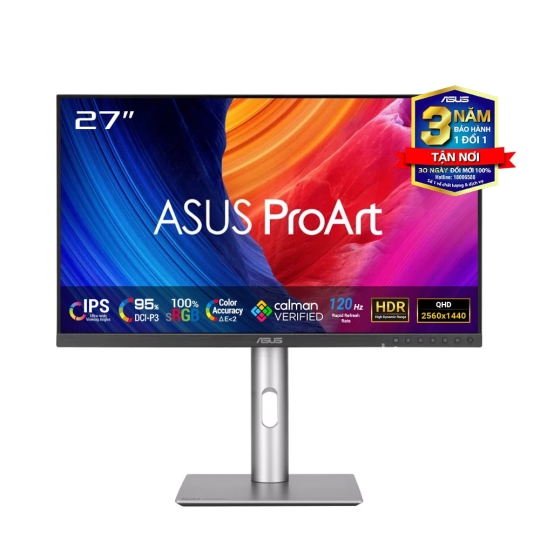 Màn Hình Đồ Họa ASUS ProArt PA278QV Gen2 (PA278QGV) IPS 2K 120Hz