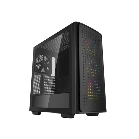 Vỏ Case DEEPCOOL CK560/ CK560 WH (Mid Tower/ Black& White/ 3 Fan ARGB) - Hàng Chính Hãng