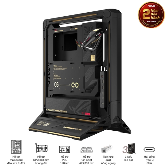 Vỏ máy tính ASUS ROG GR20 EDITION 20 Bản Kỷ Niệm 20 Năm