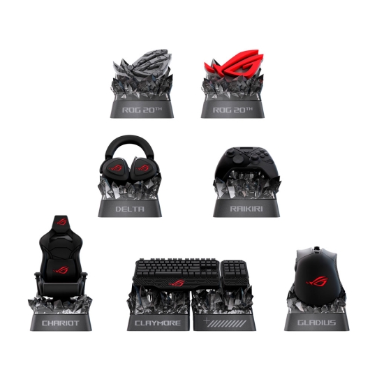 Bộ Keycap ROG Keycap Mystery Box Edition 20 (1 Box Ngẫu Nhiên) Bản Giới Hạn Kỷ Niệm 20 Năm