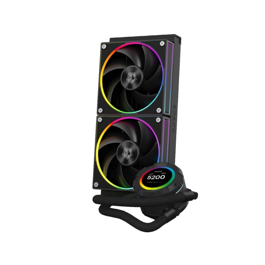 BỘ TẢN NHIỆT NƯỚC ID-COOLING SPACE SL240 ARGB (Màn Hình LCD Hiển Thị Thông Số) - Hàng Chính Hãng